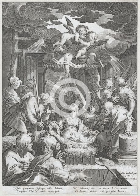 Nativity, 1588. Creator: Aegidius Sadeler II.