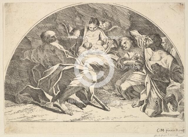 Nativity, 1680-1743. Creator: Robert van Audenaerde.