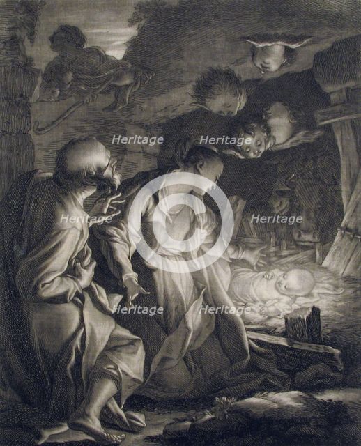 Nativity, 1727., 1727. Creator: Paul-Ponce-Antoine Robert.