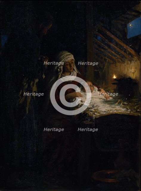 Nativity, 1890. Artist: Repin, Ilya Yefimovich (1844-1930)