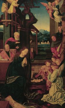 Nativity. Creator: Bruyn, Bartholomaeus (Barthel), the Elder (1493-1555)