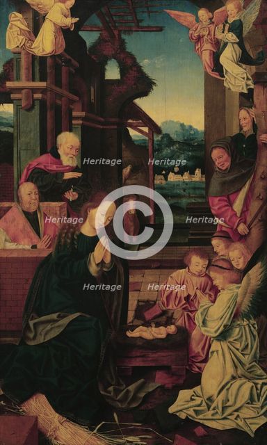 Nativity. Creator: Bruyn, Bartholomaeus (Barthel), the Elder (1493-1555).