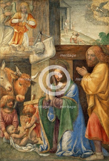 Nativity and Annunciation to the Shepherds, Between 1500 and 1550.
