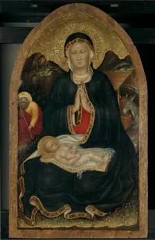 Nativity, about 1420-1422. Creator: Gentile da Fabriano