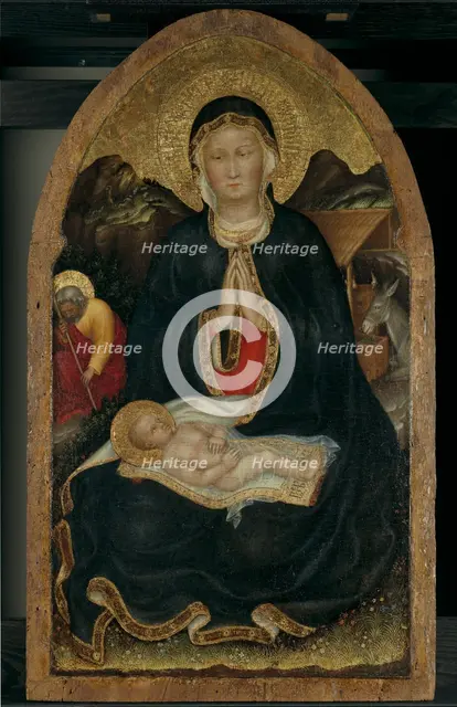 Nativity, about 1420-1422. Creator: Gentile da Fabriano.