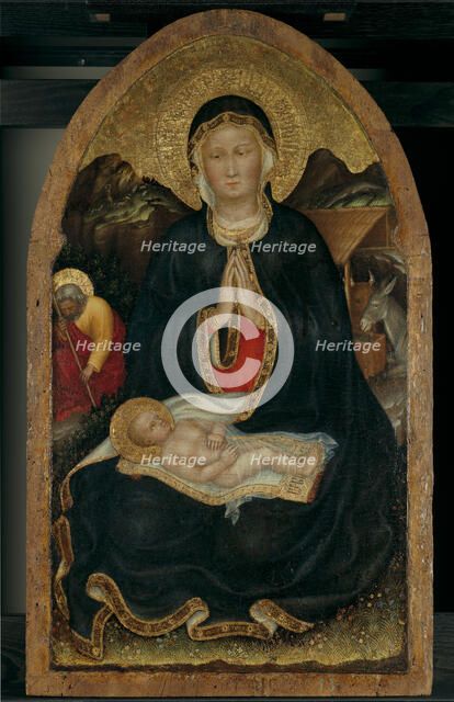 Nativity, about 1420-1422. Creator: Gentile da Fabriano.