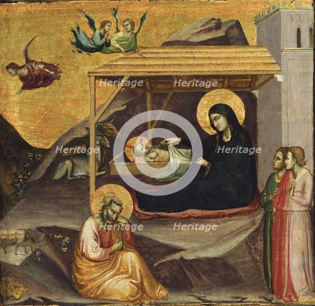 Nativity. Artist: Gaddi, Taddeo (ca 1290-1366)