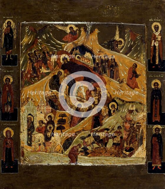 Nativity, between 1600 and 1700. Creator: Russian School.