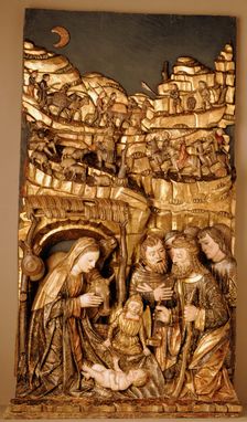 Nativity, c1490, before 1502. Creator: Giovanni Ambrogio de Donati