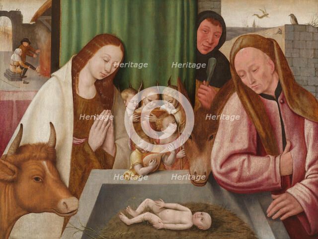 Nativity, c.1550-c.1600. Creator: Jheronimus Bosch (manner of).