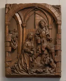 Nativity, German, 16th century. Creator: Alsatian Master