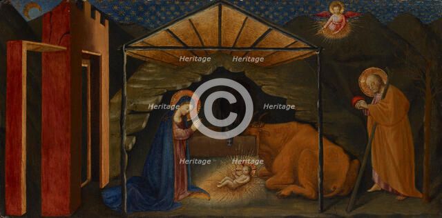Nativity, date unknown. Creator: Imitator of Fra Angelico.