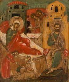 Nativity of the Mother of God, between 1575 and 1600. Creator: Russian School