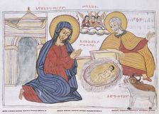 Nativity scene, 1664-1665. Creator: Unknown