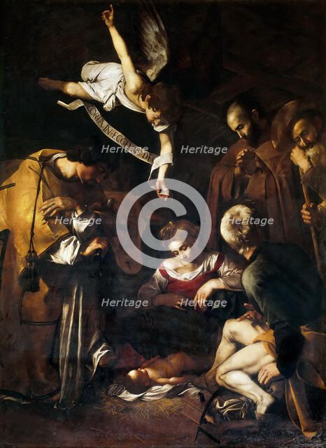 Nativity with St. Francis and St. Lawrence, 1609.