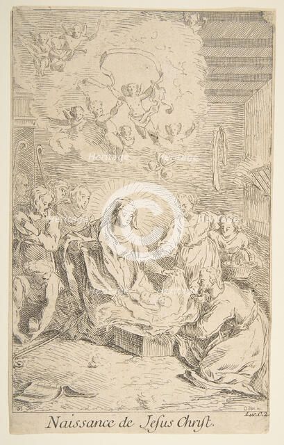 Nativity.n.d. Creators: Claude Gillot, Jacques Gabriel Huquier.