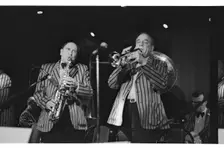 NatWest Jazz Band, Ronnie Scott's, Soho, London, 1987. Artist: Brian O'Connor