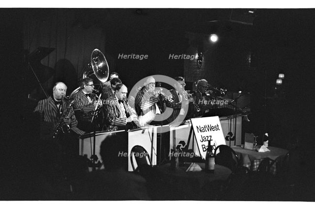 NatWest Jazz Band ,  Ronnie Scott's, Soho, London, 1987.   Artist: Brian O'Connor.