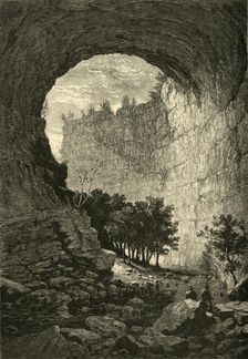 Natural Tunnel 1872. Creator: William Ludwell Sheppard