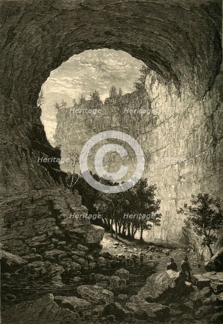 'Natural Tunnel', 1872.  Creator: William Ludwell Sheppard.