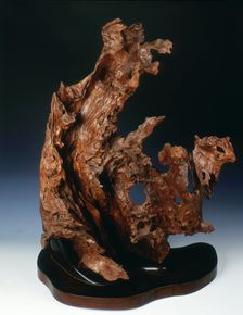 Natural wood sculpture, Qing dynasty, China, 1644-1912. Creator: Unknown