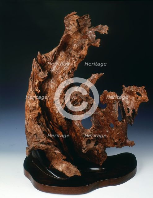 Natural wood sculpture, Qing dynasty, China, 1644-1912. Creator: Unknown.
