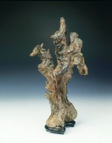 Natural wood sculpture, Qing dynasty, China, 1644-1912. Creator: Unknown