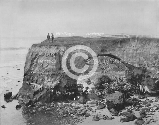 'Natural Bridge on the Coast near Santa Cruz, California', c1897. Creator: Unknown.