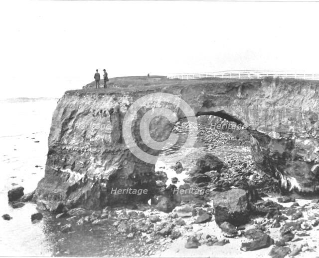 Natural Bridge on the Coast near Santa Cruz, California, USA, c1900. Creator: Unknown.