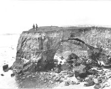 Natural Bridge on the Coast near Santa Cruz, California, USA, c1900. Creator: Unknown