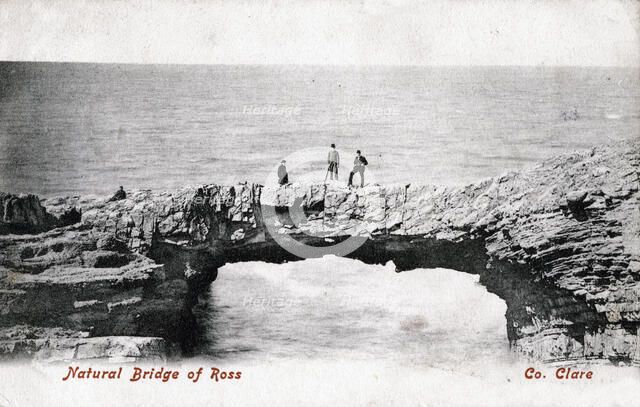 Natural Bridge of Ross, County Clare, Ireland, 1906. Artist: Unknown
