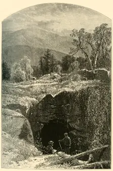 Natural Bridge, North Adams 1874. Creator: W.H. Morse
