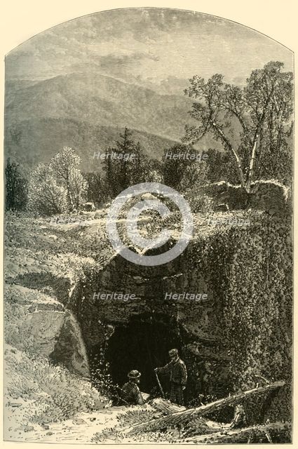'Natural Bridge, North Adams', 1874. Creator: W.H. Morse.