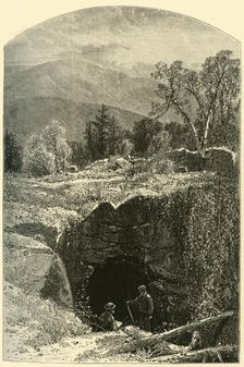 Natural Bridge, North Adams 1874. Creator: W.H. Morse