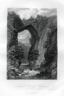 Natural Bridge, Virginia, USA, 1855