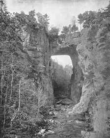 Natural Bridge, Virginia, USA, c1900. Creator: Unknown
