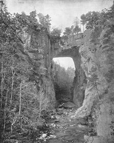 Natural Bridge, Virginia, USA, c1900. Creator: Unknown