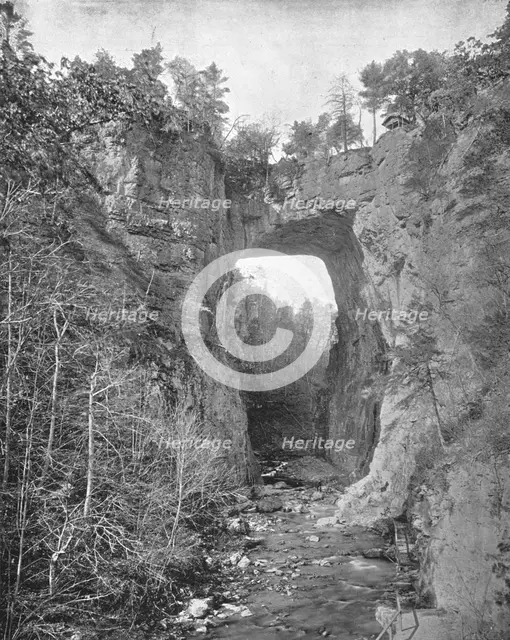 Natural Bridge, Virginia, USA, c1900. Creator: Unknown.