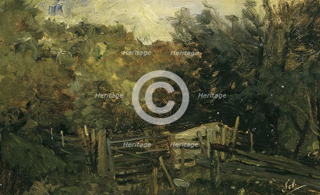 Natural study from Goisern, c1883. Creator: Emil Jakob Schindler.