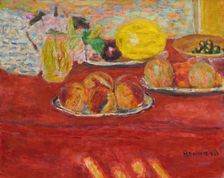 Nature morte au melon (Still life with melon), 1941. Creator: Pierre Bonnard