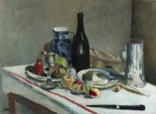 Nature morte au couteau noir (Still life with black Knife), 1896. Creator: Henri Matisse