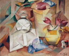 Nature morte au réveil-matin, 1913. Creator: Bailly, Alice (1872-1938)