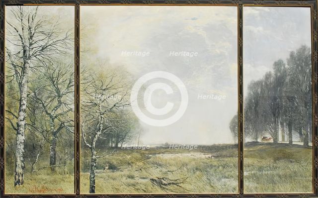 Nature and culture, 1905. Creator: August Schaeffer.