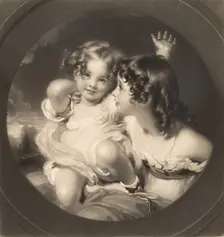 Nature (The Calmady Children), 1835. Creator: Samuel Cousins