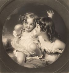 Nature (The Calmady Children), 1835. Creator: Samuel Cousins
