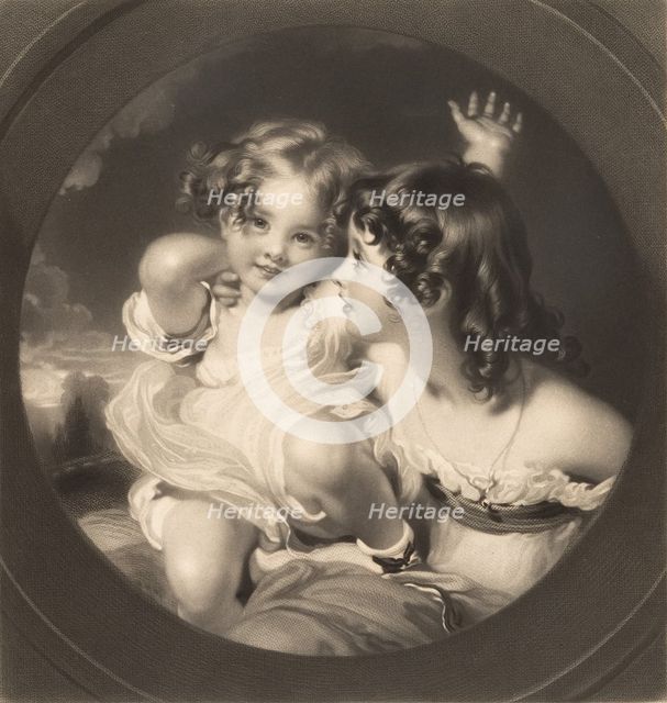 Nature (The Calmady Children), 1835. Creator: Samuel Cousins.