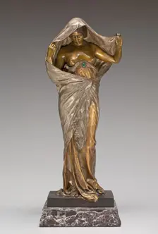 Nature Unveiling Herself before Science, model 1895/1899, cast c. 1900. Creator: Louis-Ernest Barrias