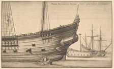 Naues Mercatoriæ Hollan [] dicæ per Indias Occidentales (Dutch West Indiaman), 1625-77. Creator: Wenceslaus Hollar