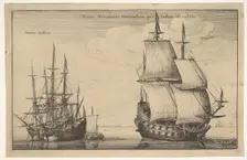 Naues Mercatoriæ Hollandicæ per Indias Occidentales (Dutch East Indiaman), 1647. Creator: Wenceslaus Hollar
