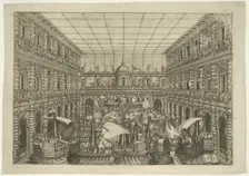 Naumachia in the Courtyard of Palazzo Pitti, 1592. Creator: Orazio Scarabelli